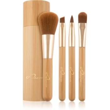Luvia Cosmetics Bamboo Travel set perii machiaj calatorii - imagine 2